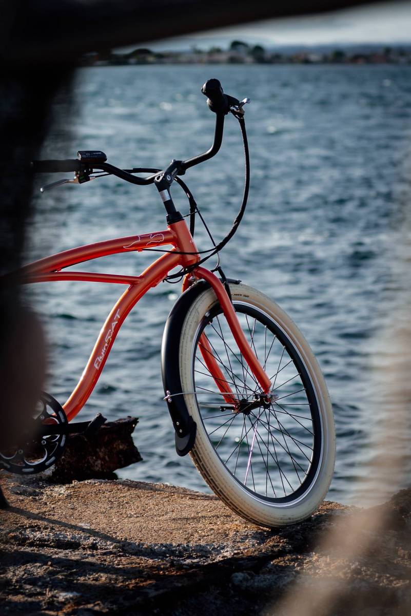 Vélo pour la plage à Sète 