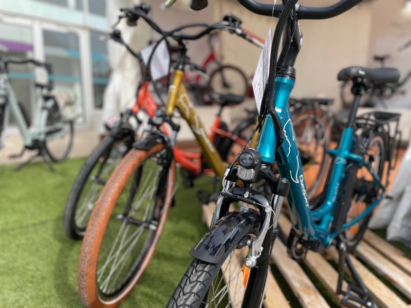 Vélo à Assitance Électrique de couleur sur la foire de Montpellier