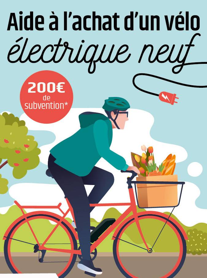 AIDE à l’ACHAT d’un VÉLO ÉLECTRIQUE NEUF