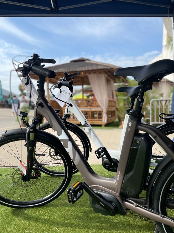 Vélo à Assitance Électrique de couleur sur la foire de Montpellier